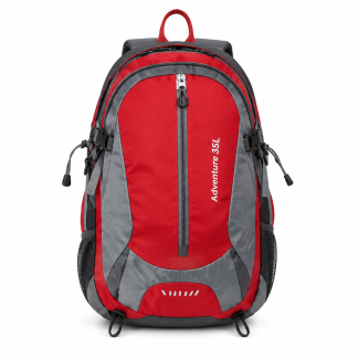 Red & Grey Adventure Backpack