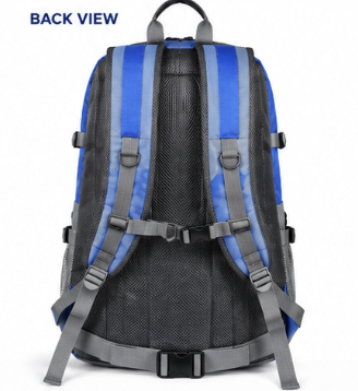 Taikes Outdoor Adventure Backpack – Blue & Grey - Image 3